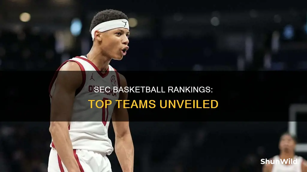 what are the sec basketball rankings