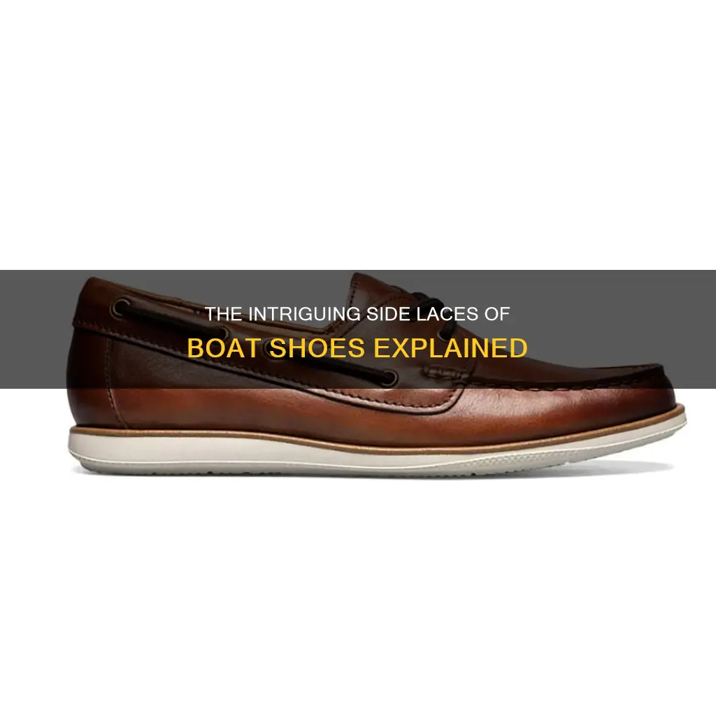 what are the side laces of boat shoe