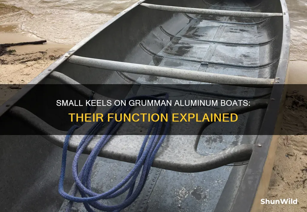 what are the small keels on a grumman aluminum boat