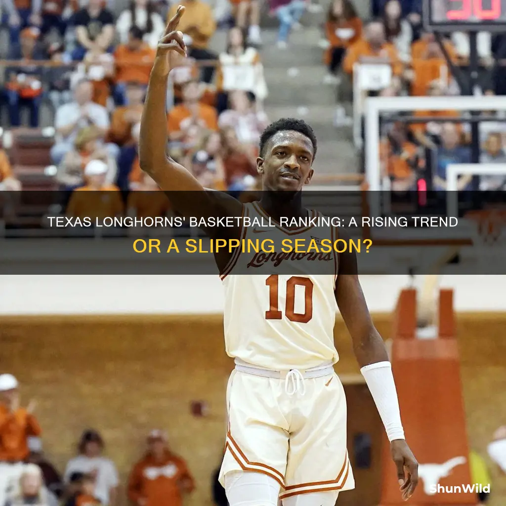 what are the texas longhorns ranked in basketball