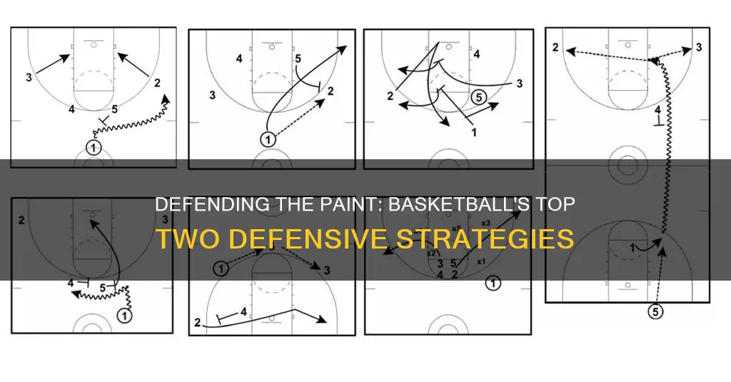 what are the two most common defenses used in basketball