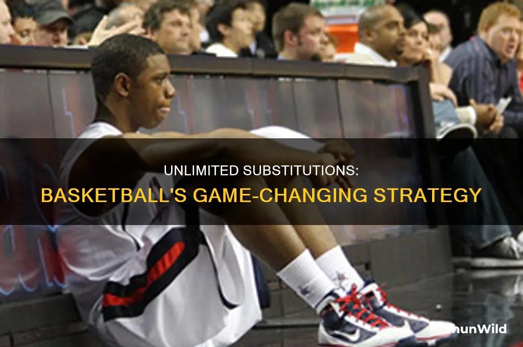 what are unlimited substitutions in basketball