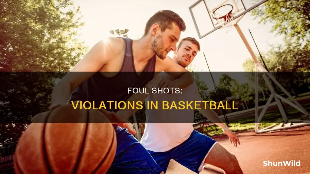 what are violations that lead to foul shots in basketball