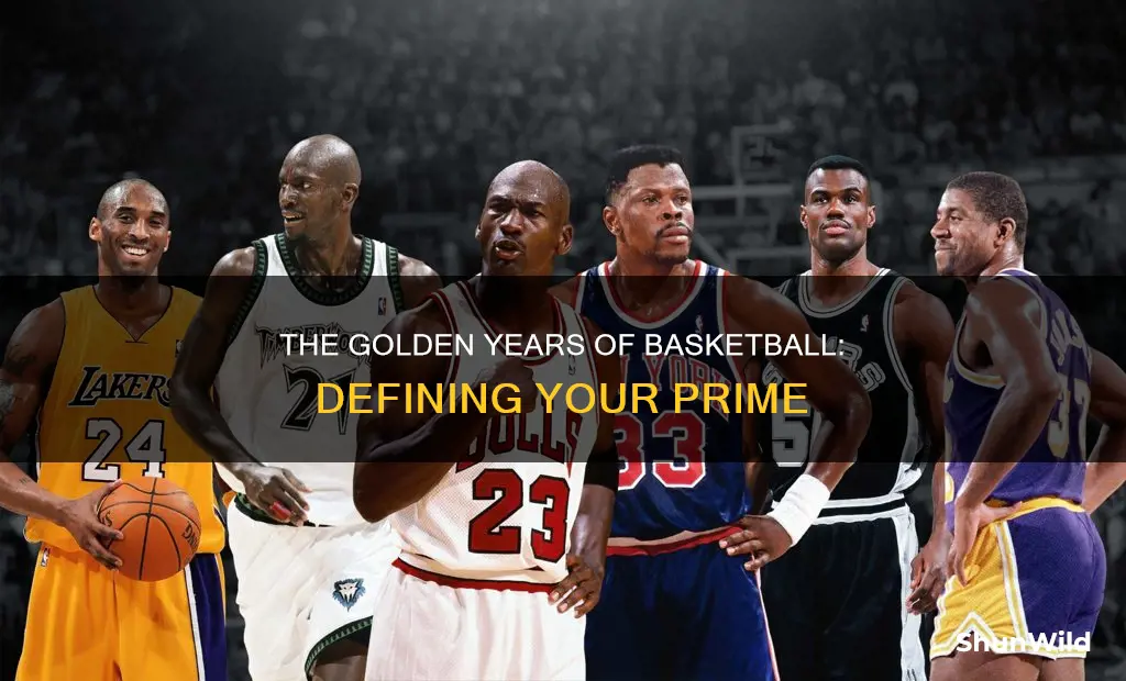 what are your prime years in basketball