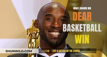 The Basketball Legend's Dear Basketball Award Win