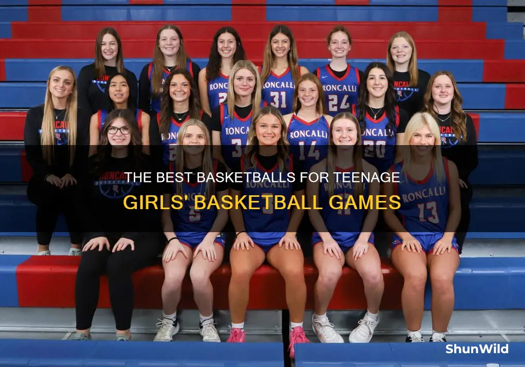 what basketball are used in teenage girl basketball