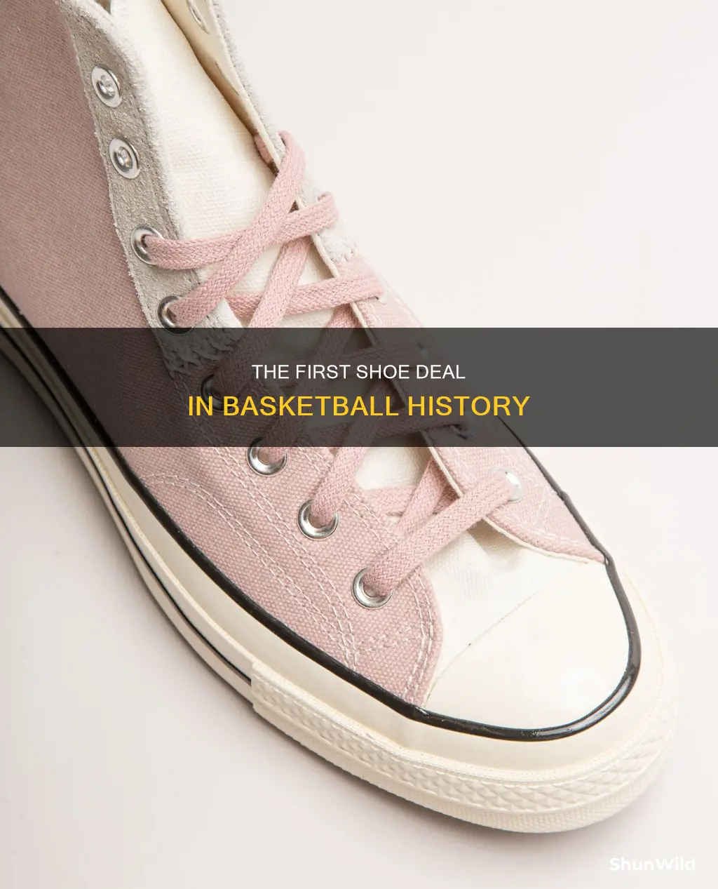 what basketball athlete had first shoe deal