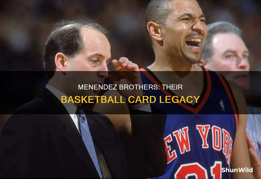 what basketball card has the menendez brothers