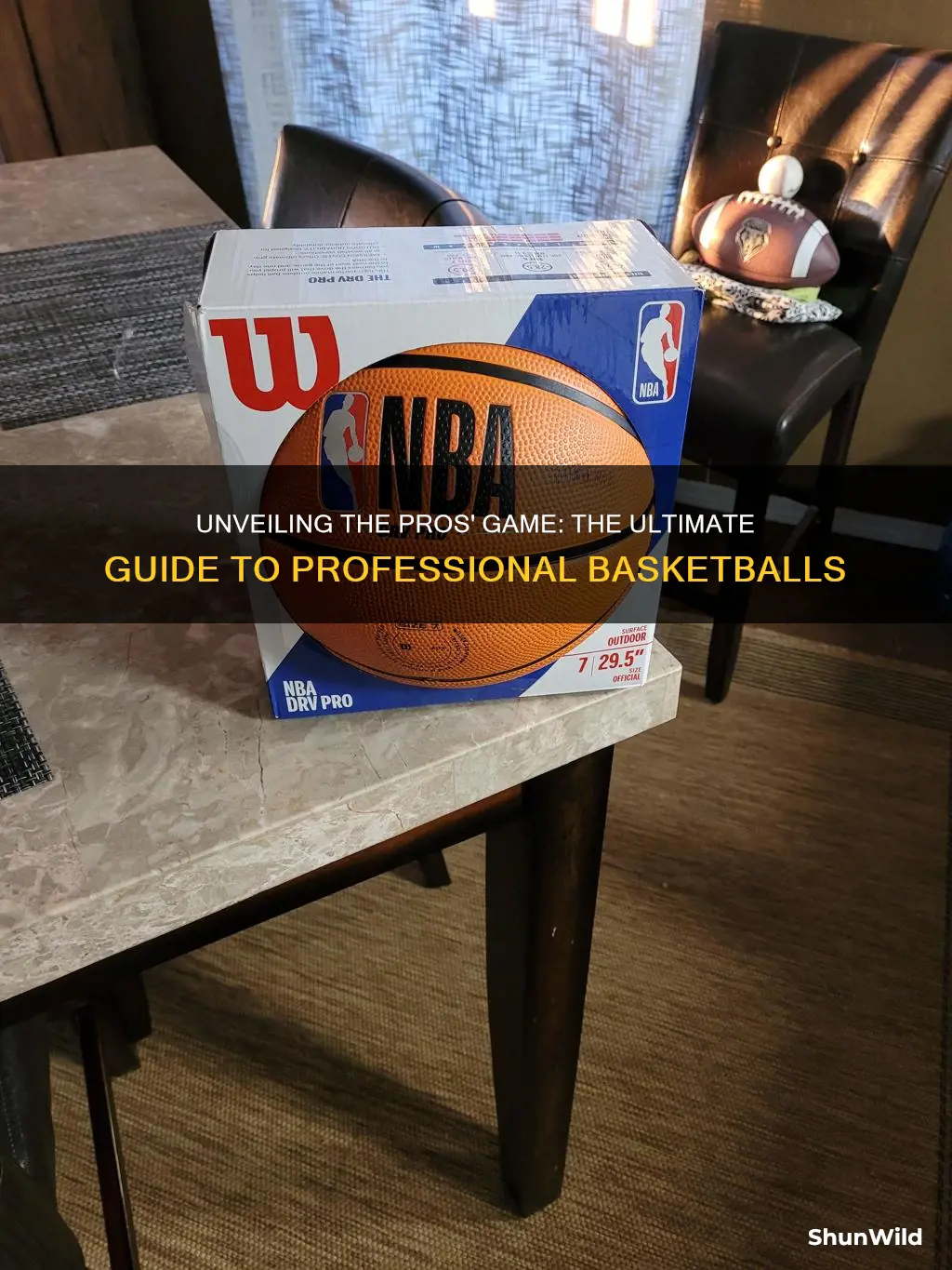 what basketball do professionals use