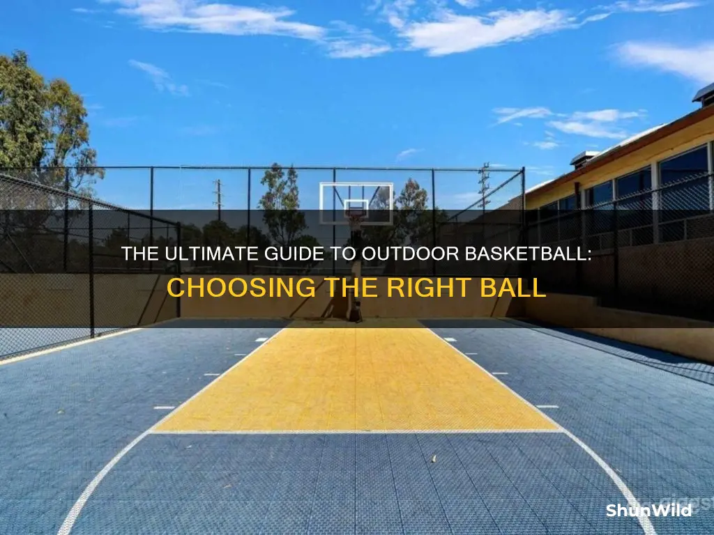 what basketball do you use outdoor