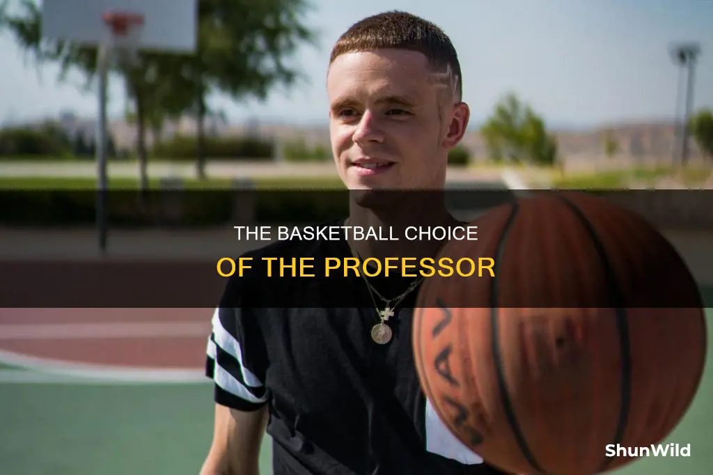what basketball does the professor use