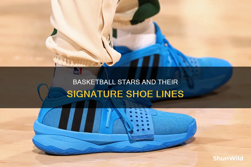 what basketball players have a shoe line