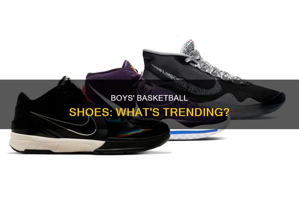 what basketball shoes are popular with boys