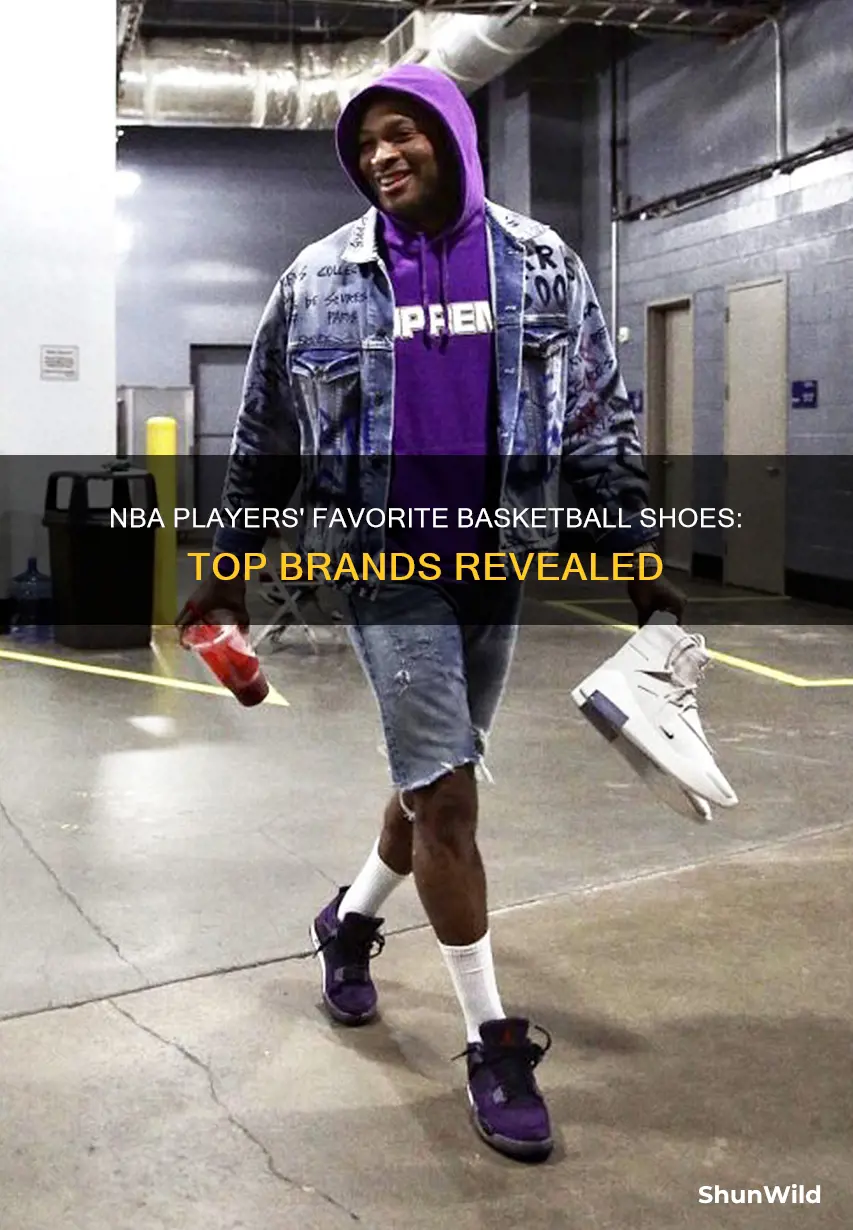 what basketball shoes do most nba players wear