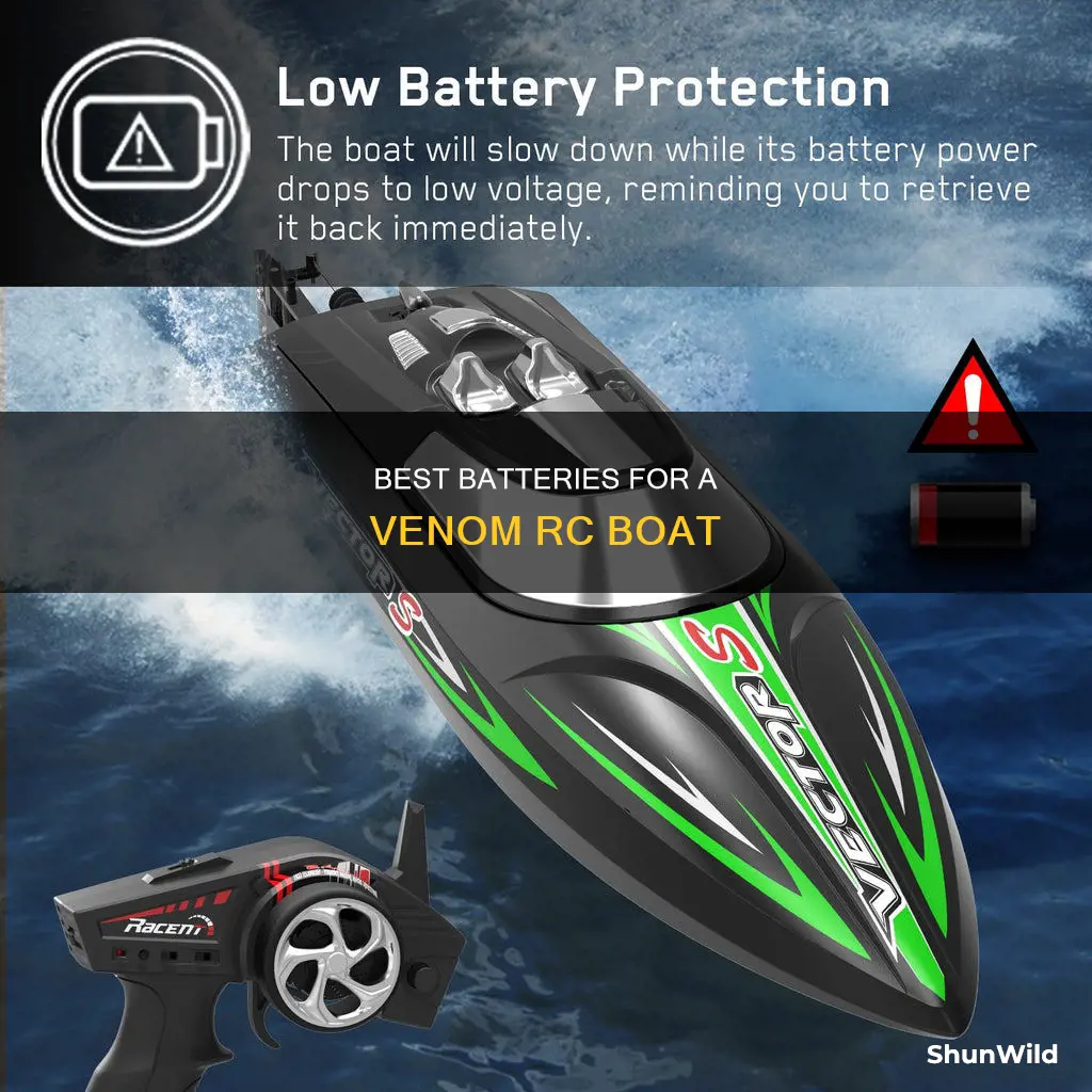 what batteries work in a venom rc boat