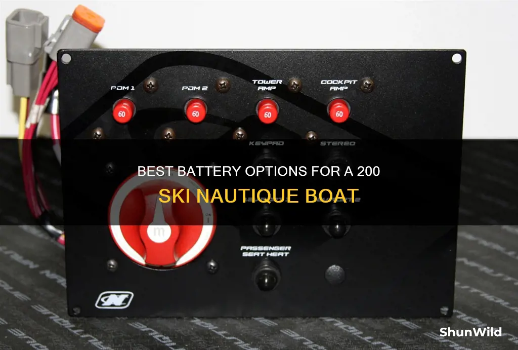 what battery for 200 ski nautique boat