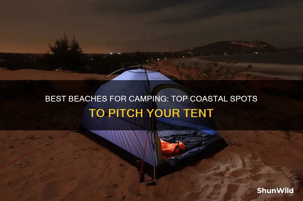 what beaches allow camping