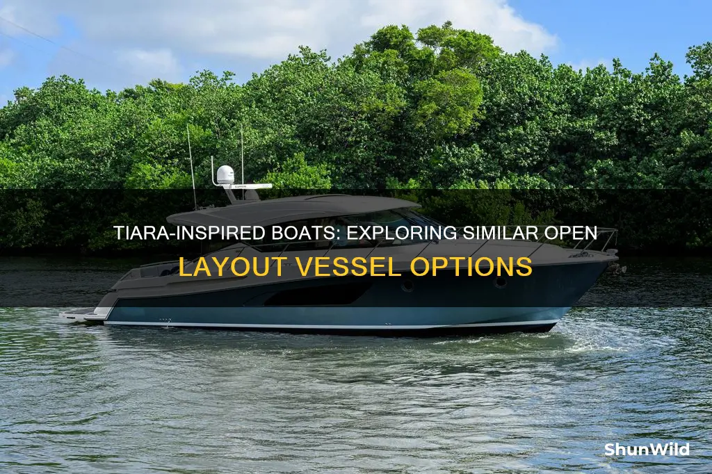 what boat is similar to the tiara open layout