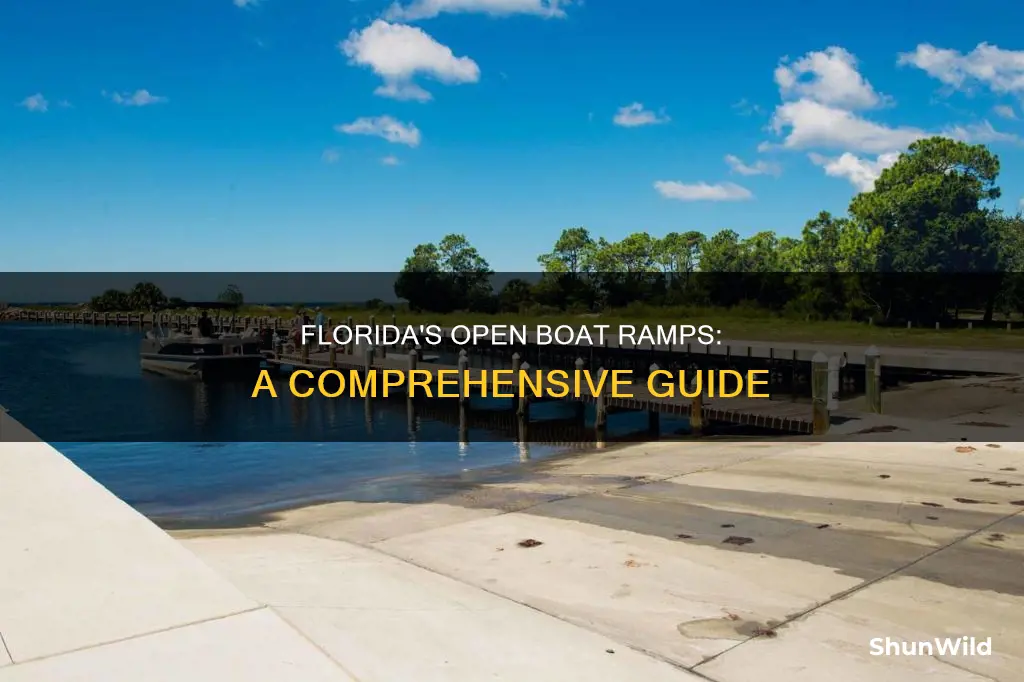 what boat ramps are open in Florida