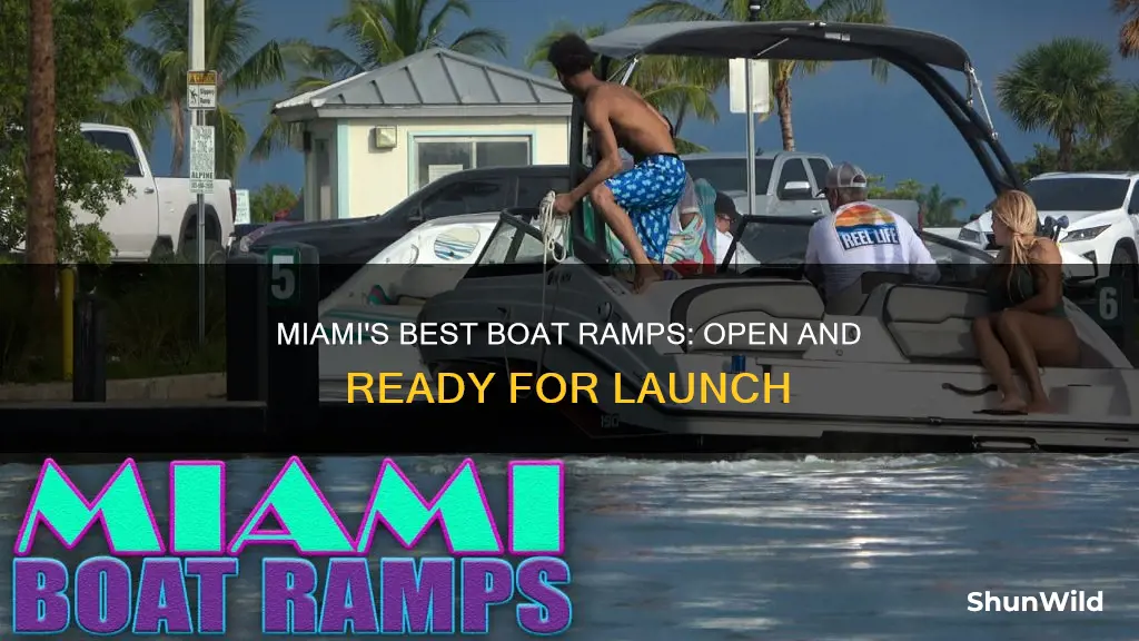 what boat ramps are open in miami