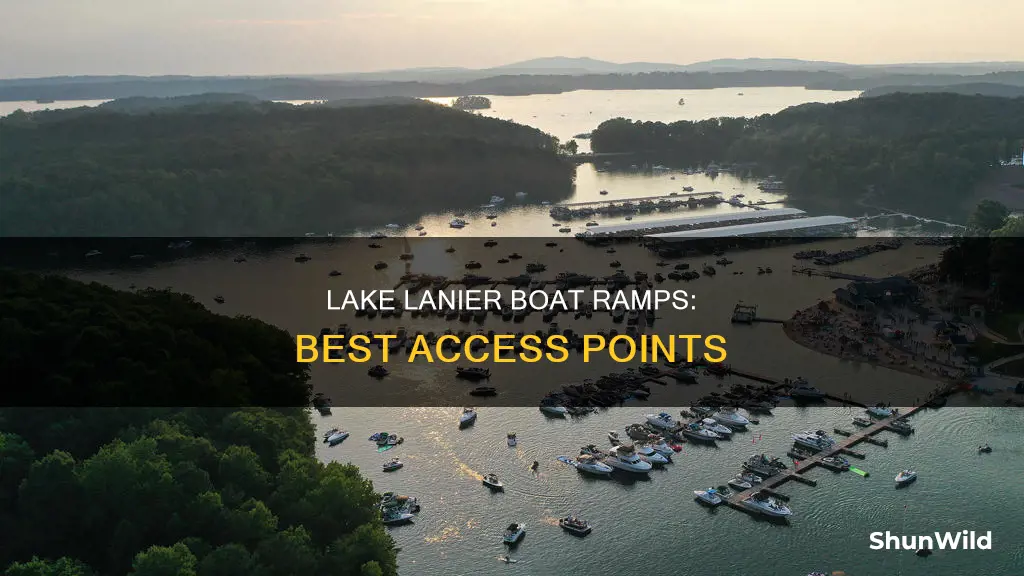 what boat ramps are open on lake lanier