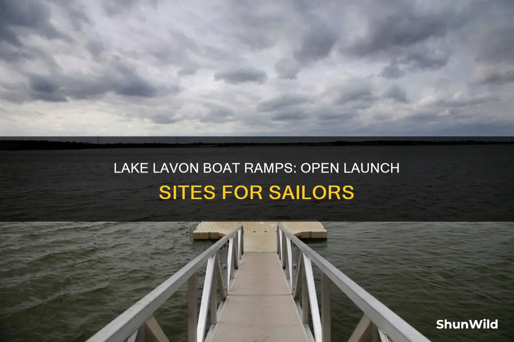 what boat ramps are open on lake lavon