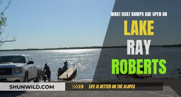 Lake Ray Roberts: Best Boat Ramps to Use