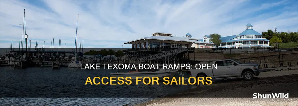 what boat ramps are open on lake texoma