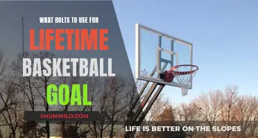 Choosing the Right Bolts for a Sturdy Lifetime Basketball Goal