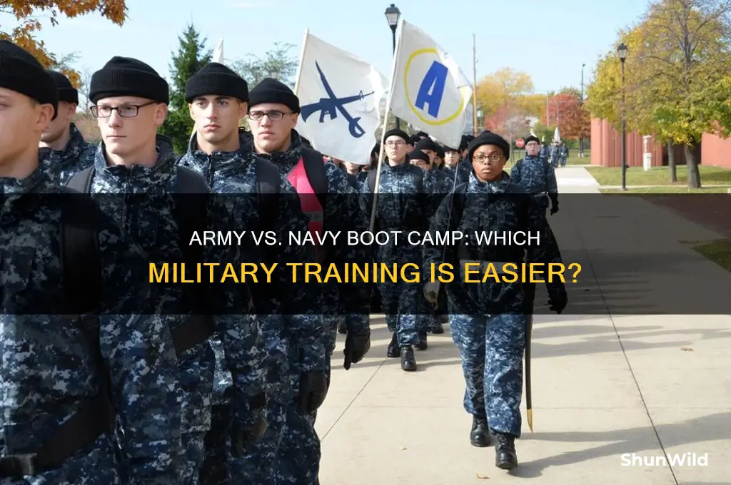 what boot camp is easier army or navy