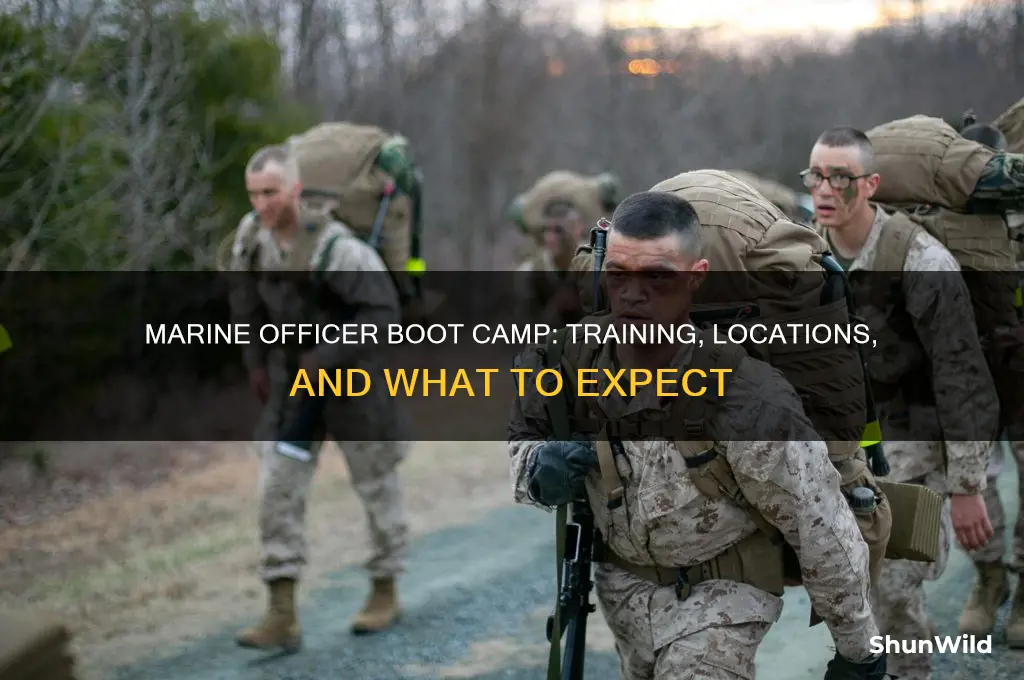 what boot camp to marine officers go to