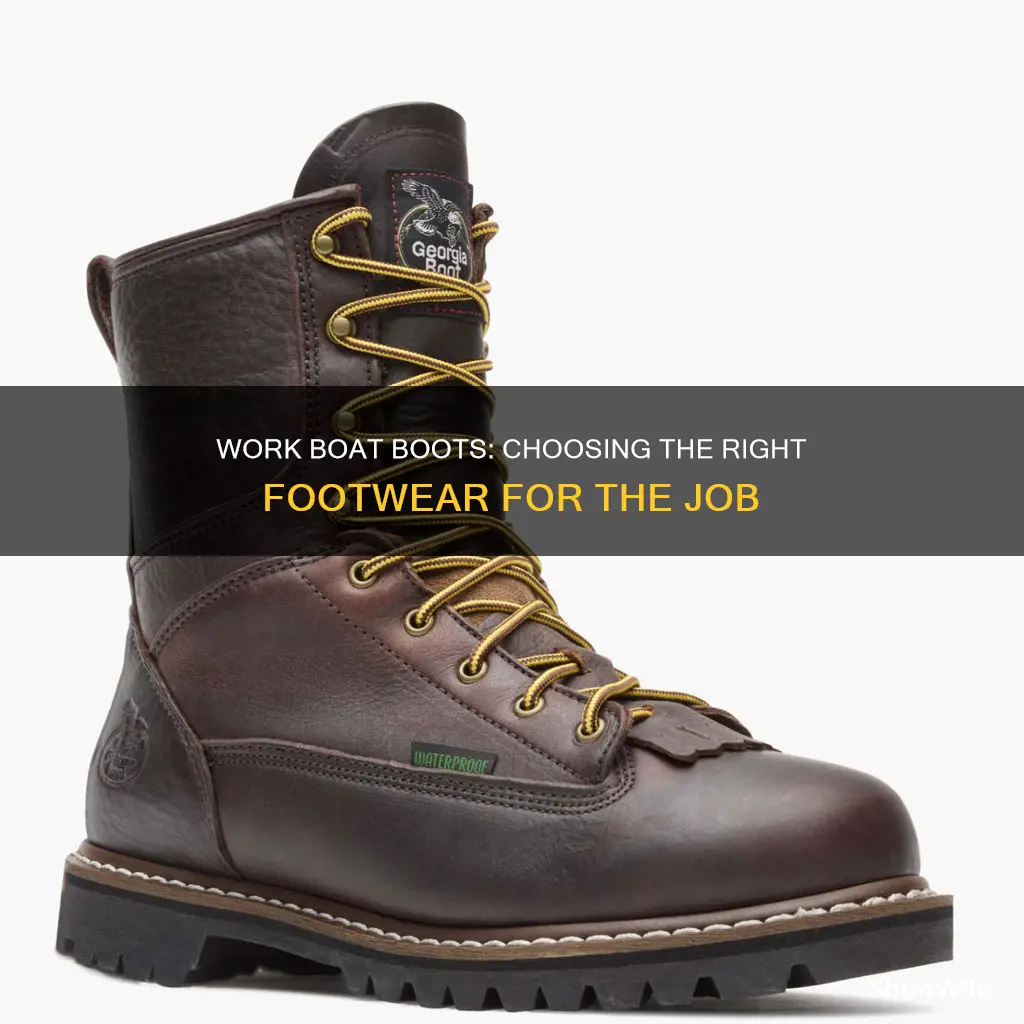 what boots do you wear on a work boat