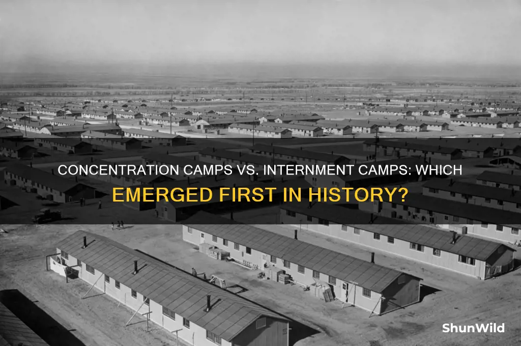what came first concentration camp or internment cap
