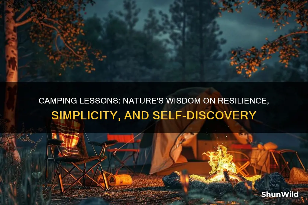 what camping taught me