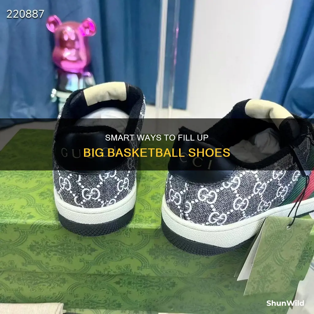 what can i stuff my big basketball shoes