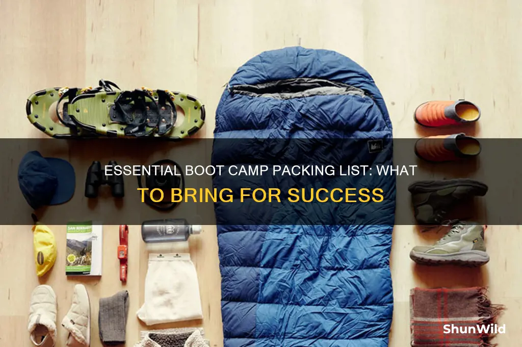 what can you take to boot camp