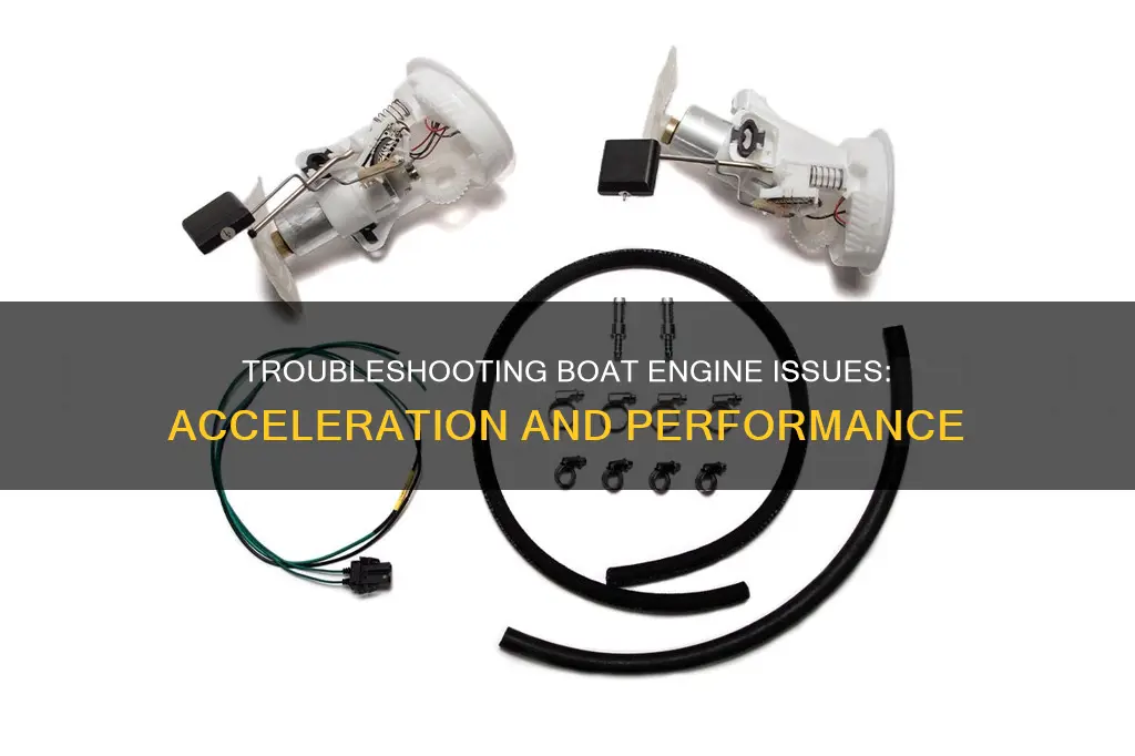 what causes a boat engine to die when accelerating