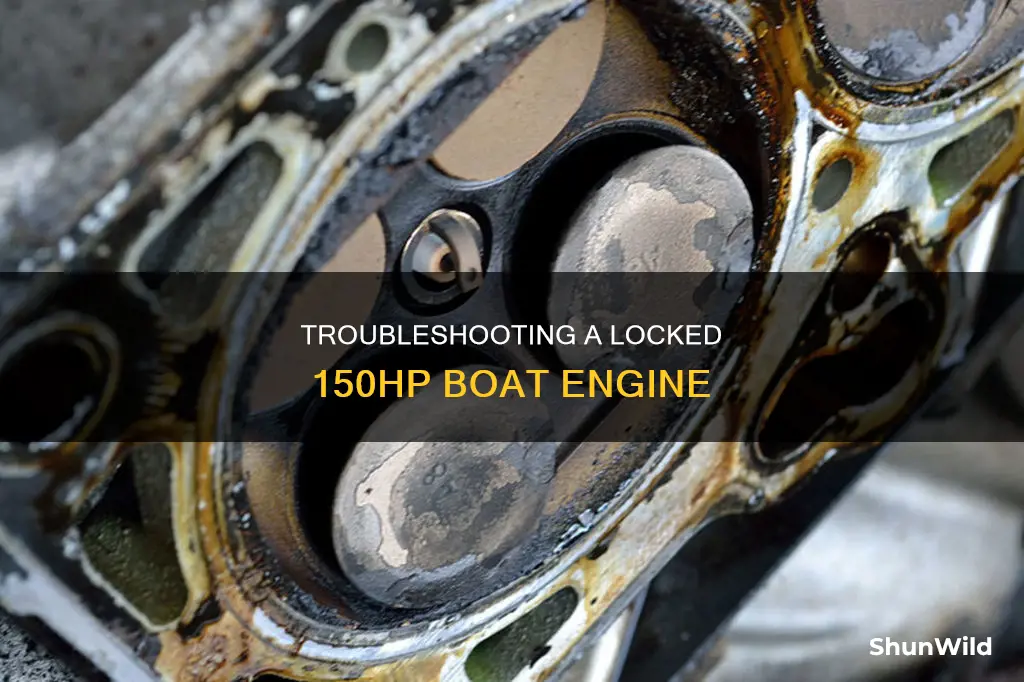 what causes a boat engine to lock up 150hp