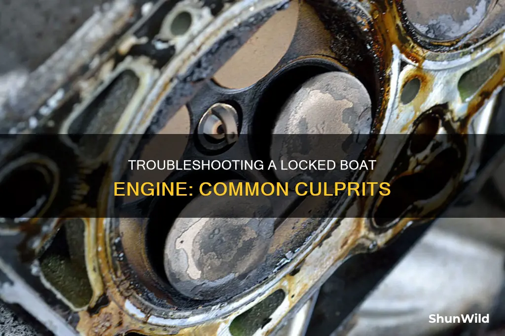 what causes a boat engine to lock up