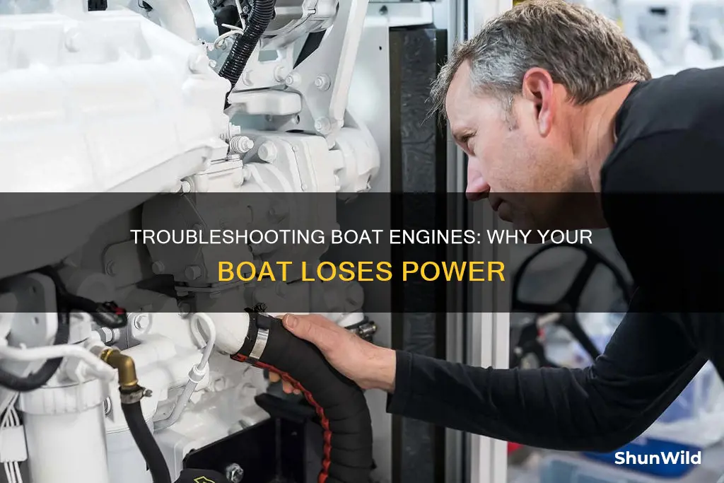 what causes boat engine to lose power