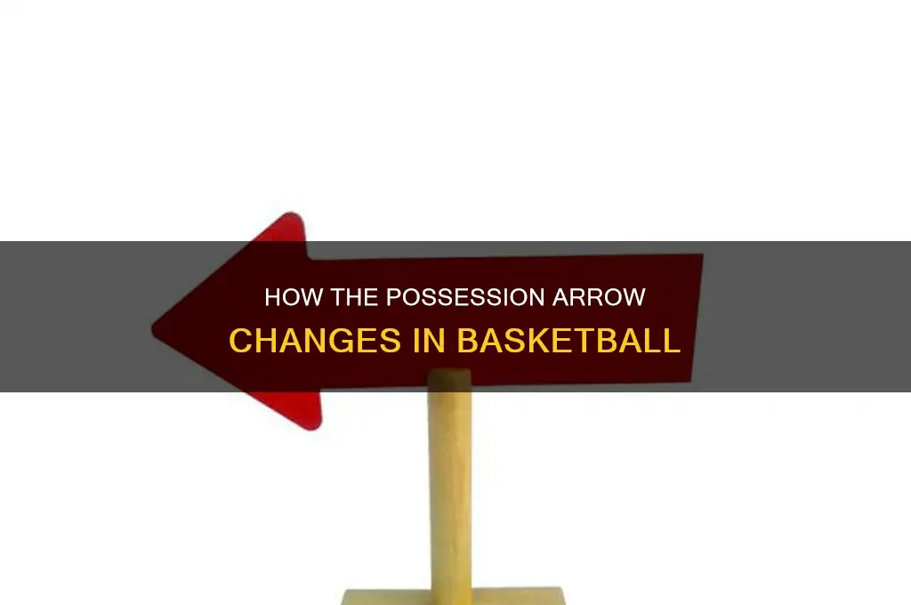 what changes the possession arrow in basketball