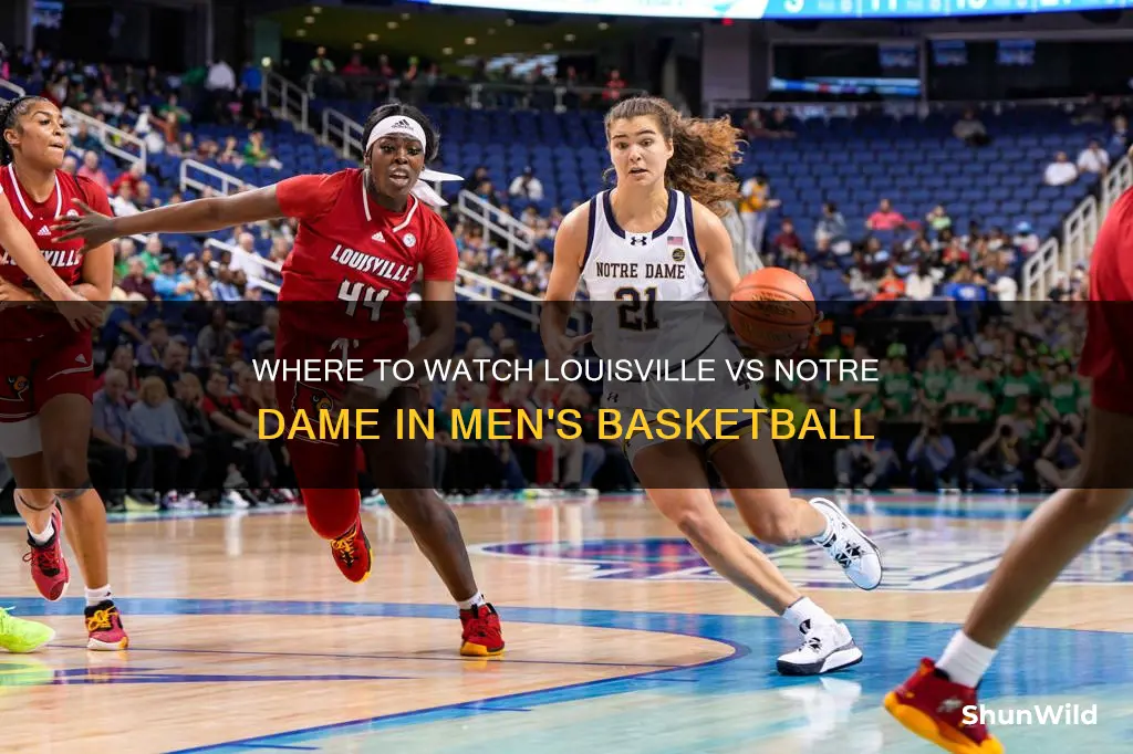 what channel does louisville vs notre dame mens basketball