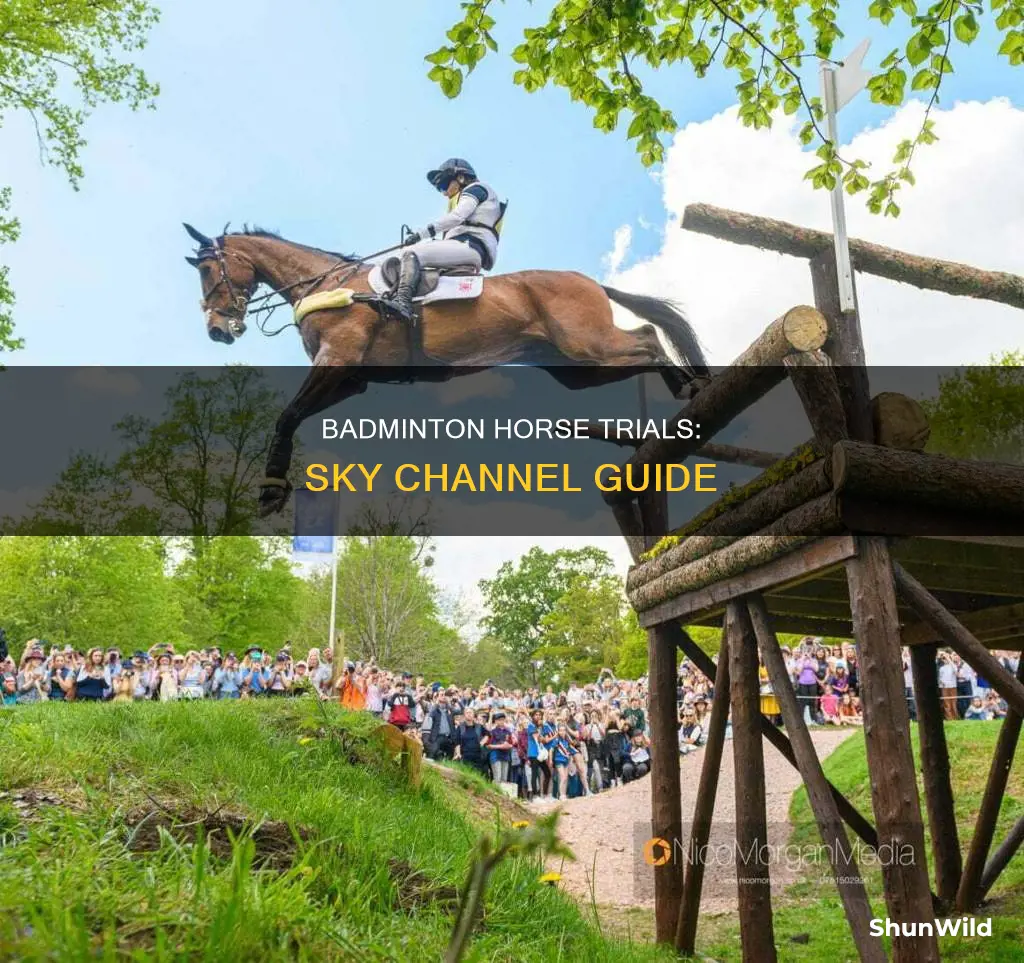 what channel is badminton horse trials on sky