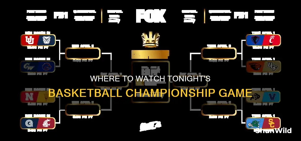 what channel is basketball championship on tonight