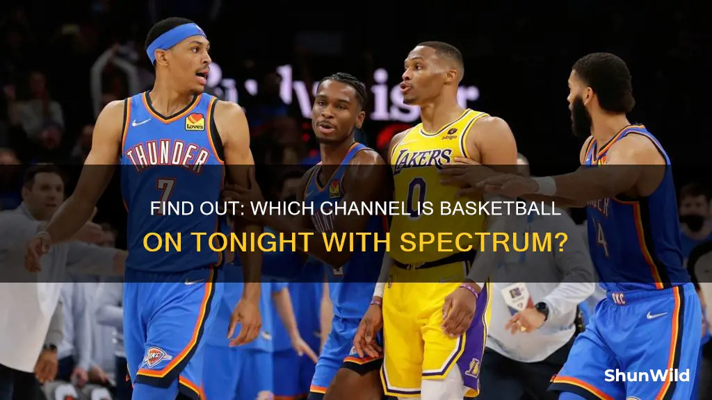 what channel is basketball on tonight spectrum