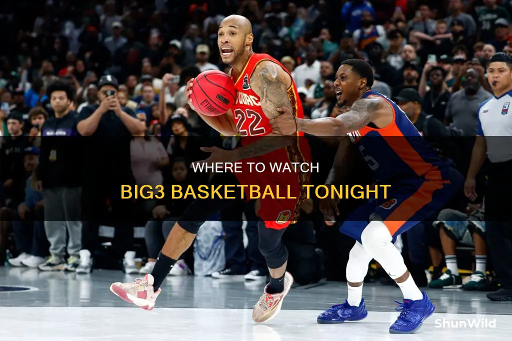 what channel is big3 basketball on tonight