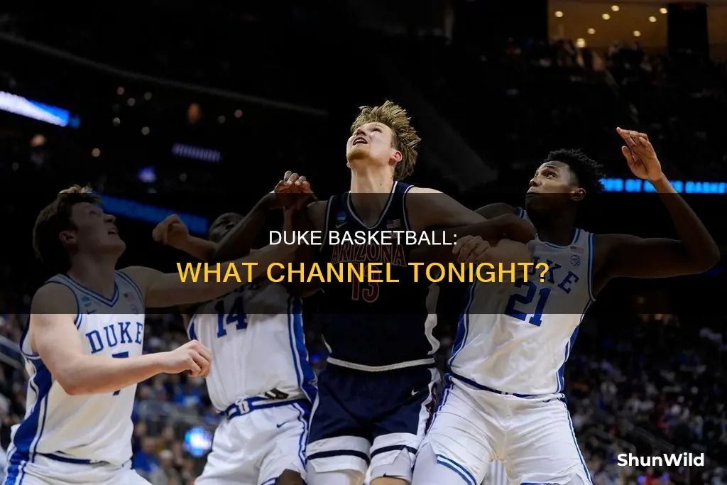 what channel is duke basketball on tonight