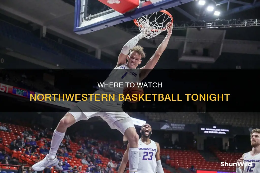 what channel is northwestern basketball on tonight