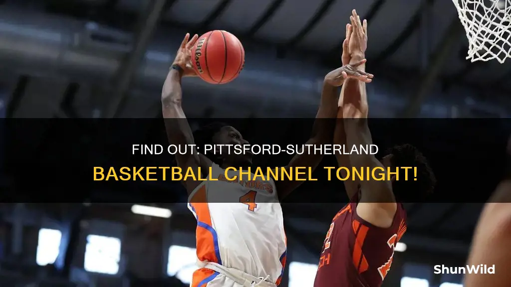 what channel is pittsford-sutherland basketball on tonight