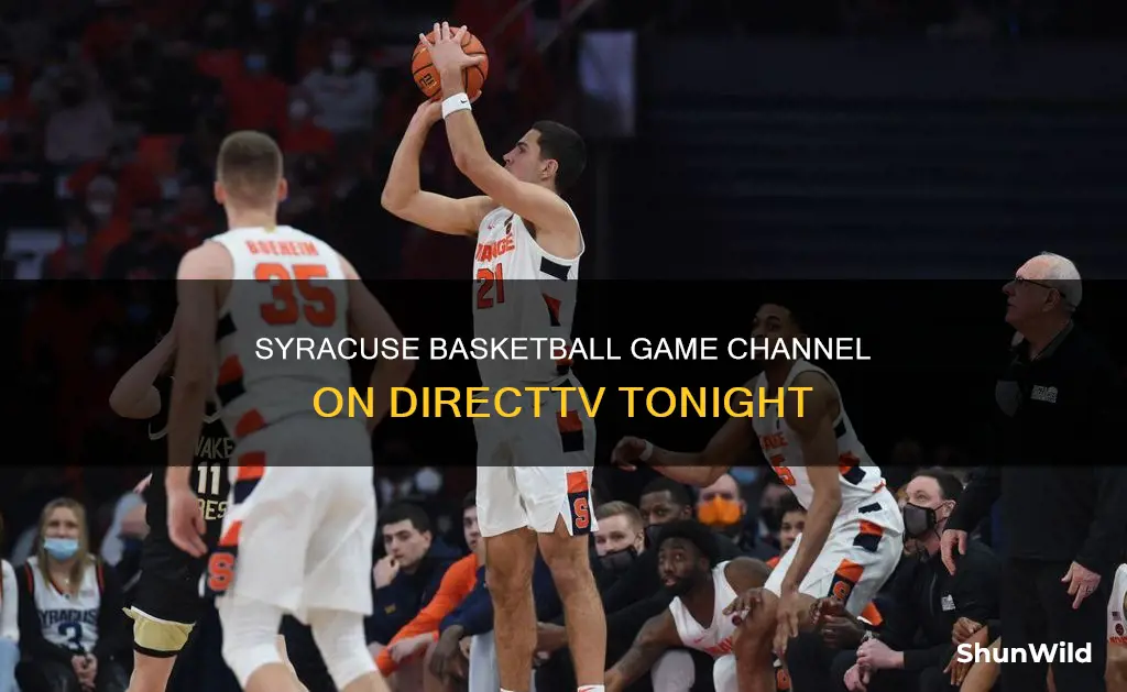 what channel is syracuse basketball on tonight on directv